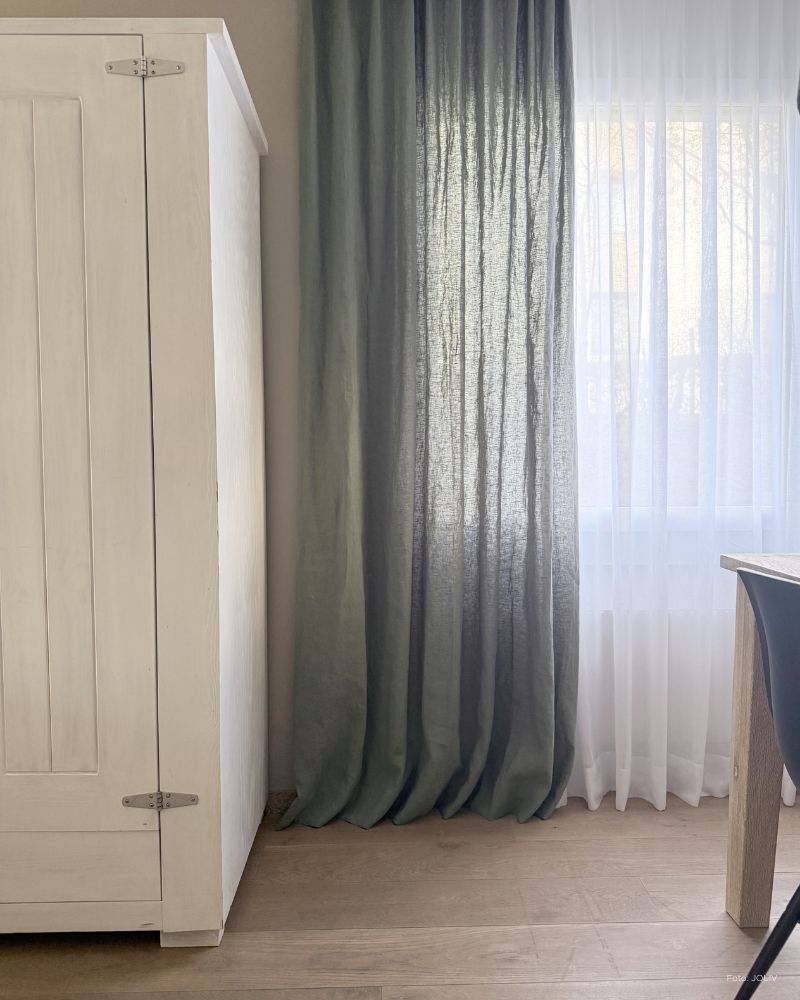 Leinenvorhang – Dense Linen - Rosemary
