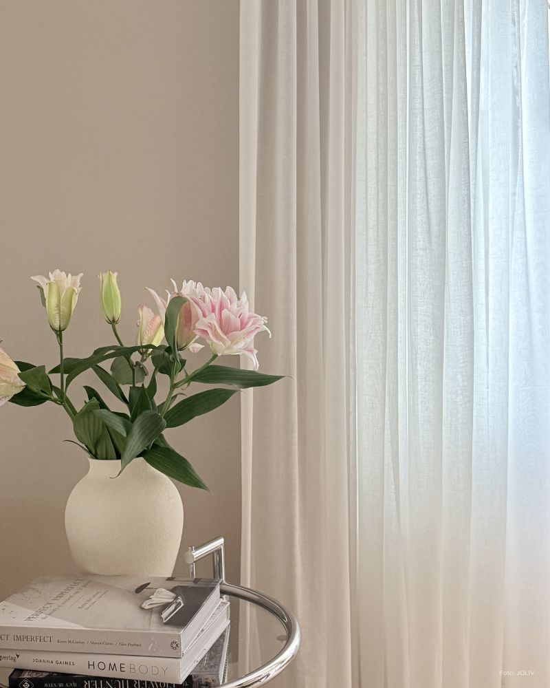 Tagesvorhang – Soft Linen - Pearl