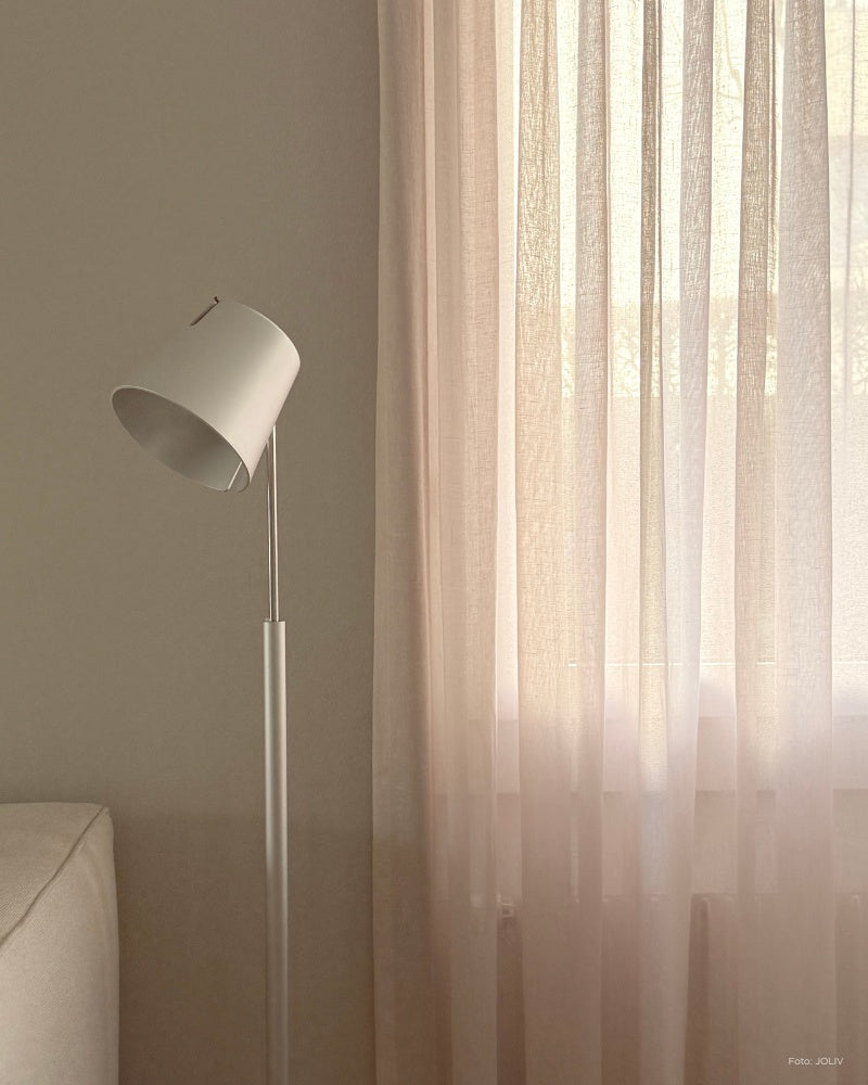 Tagesvorhang – Soft Linen - Light Rose