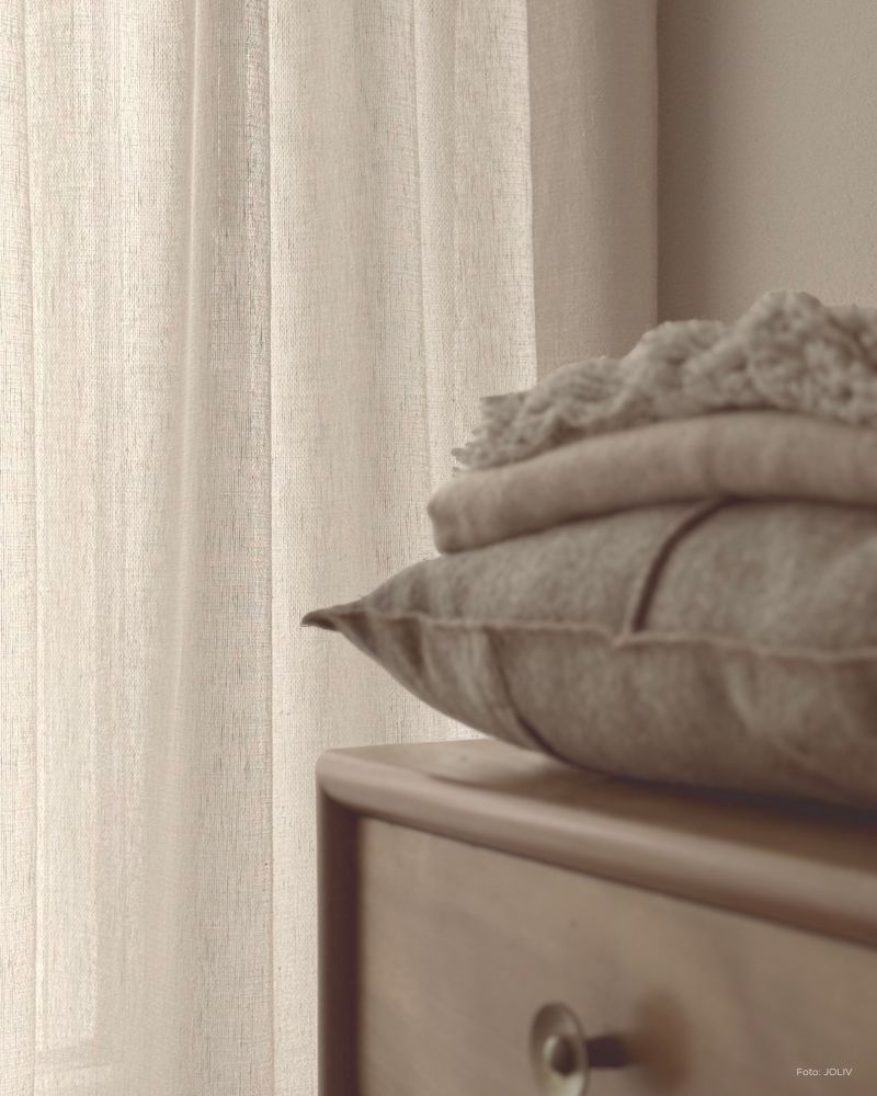 Tagesvorhang – Lago - Cream