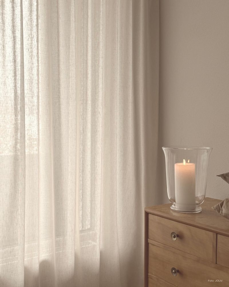 Tagesvorhang – Lago - Cream