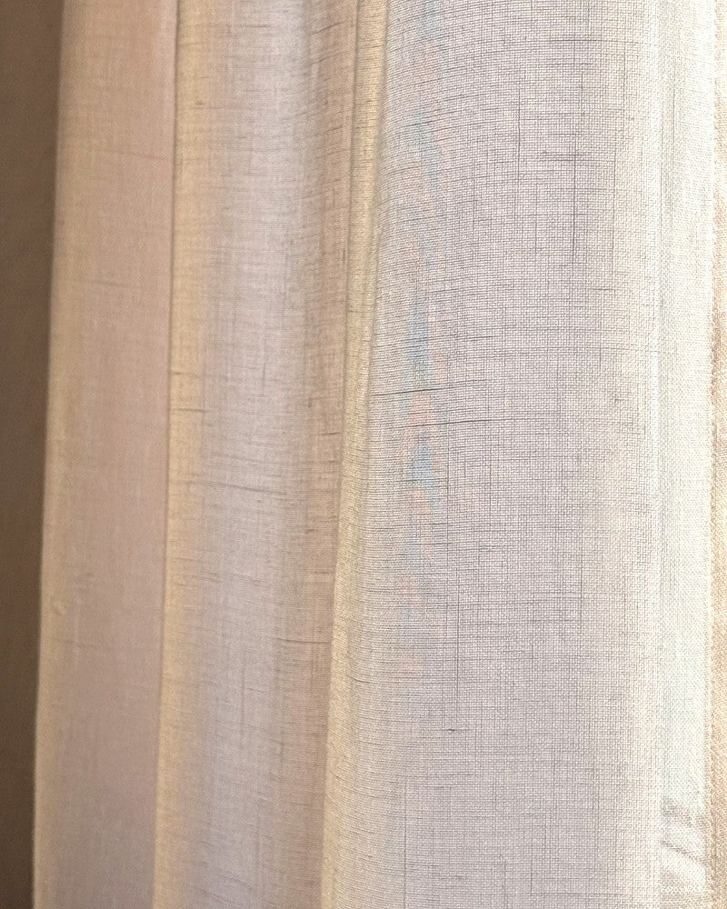 Tagesvorhang – Soft Linen - Light Rose