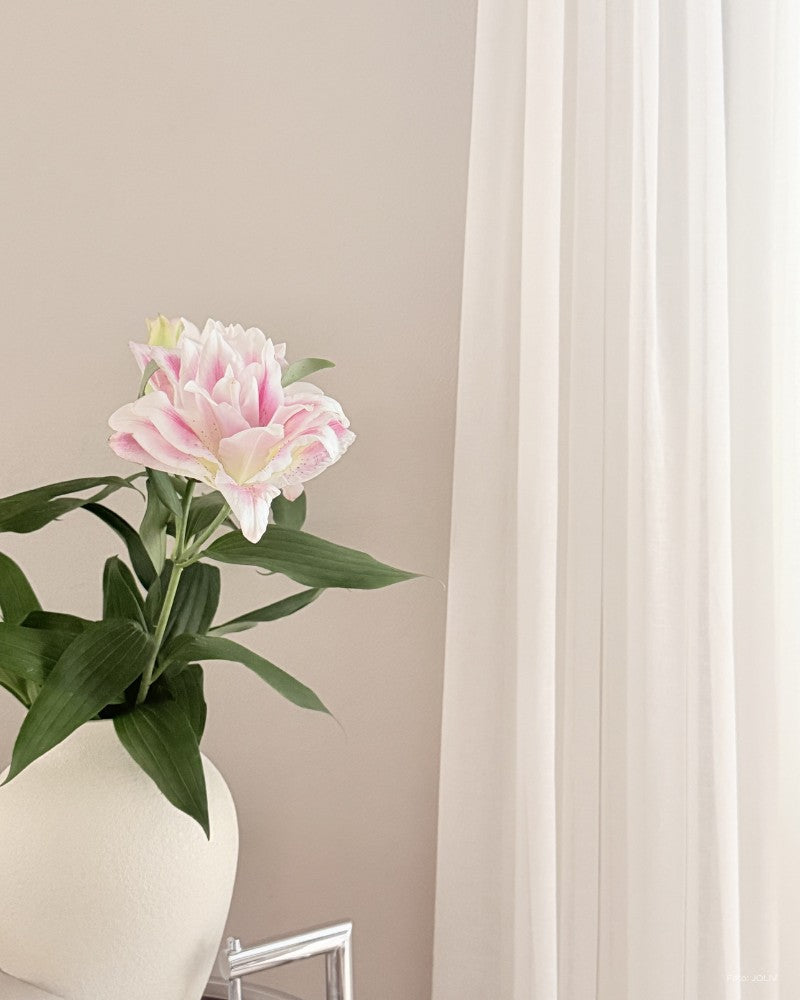 Tagesvorhang – Soft Linen - Pearl