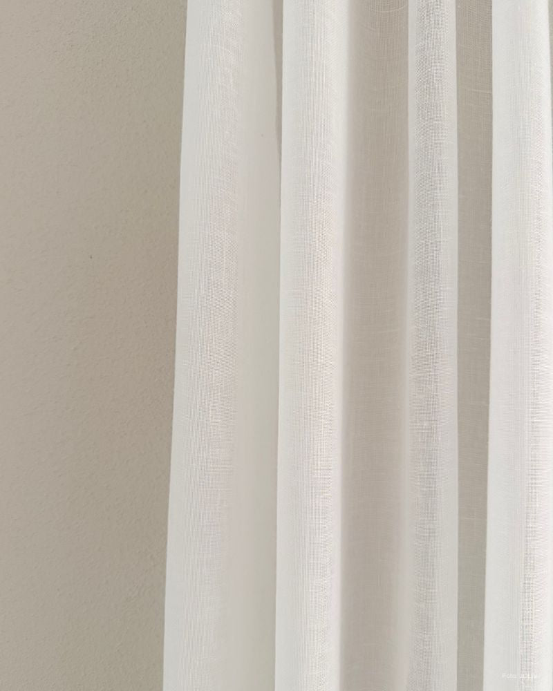 Tagesvorhang – Soft Linen - White