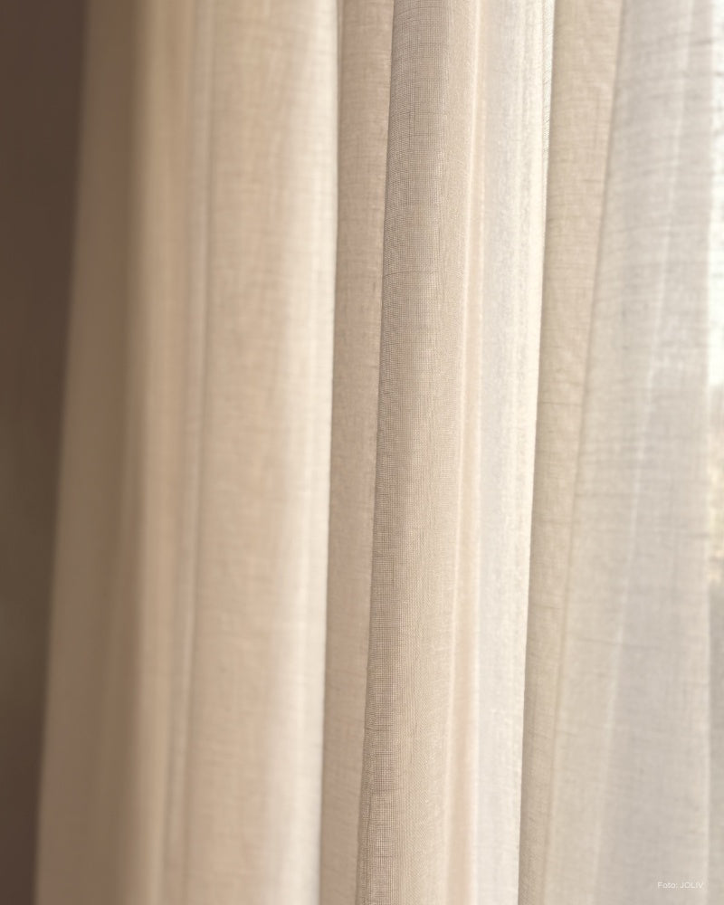 Tagesvorhang –  Soft Linen - Light Rose